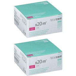 Febelcare® Haft Bande de fixation élastique cohésive 4 cm x 20 m