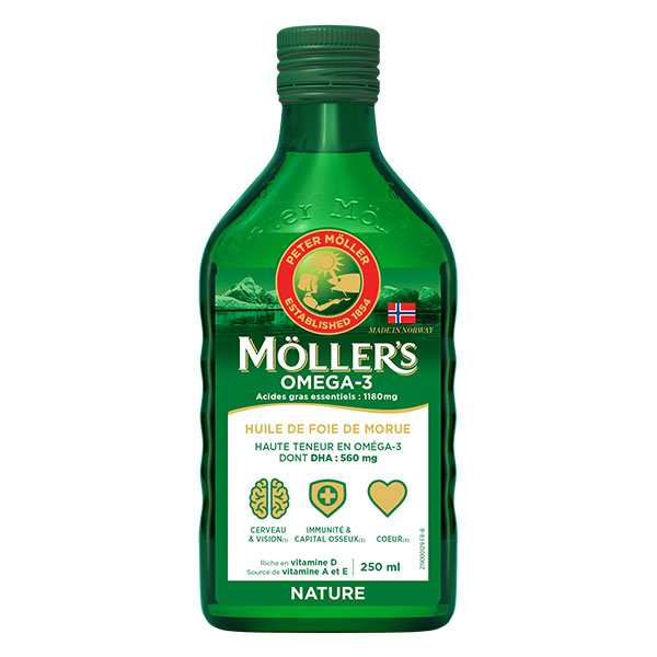 Huile de Foie de Morue sans Arôme 250ml