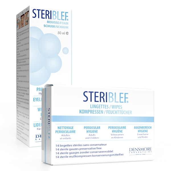 Lot de Steriblef Mousse & Lingettes - Hygiène oculaire