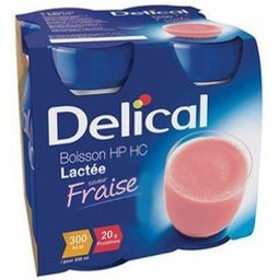 Boisson HP HC Lactée Fraise 4x200ml