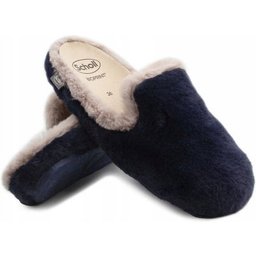 Maddy Chausson Fur Woman Navy Blue T37 1 Paire