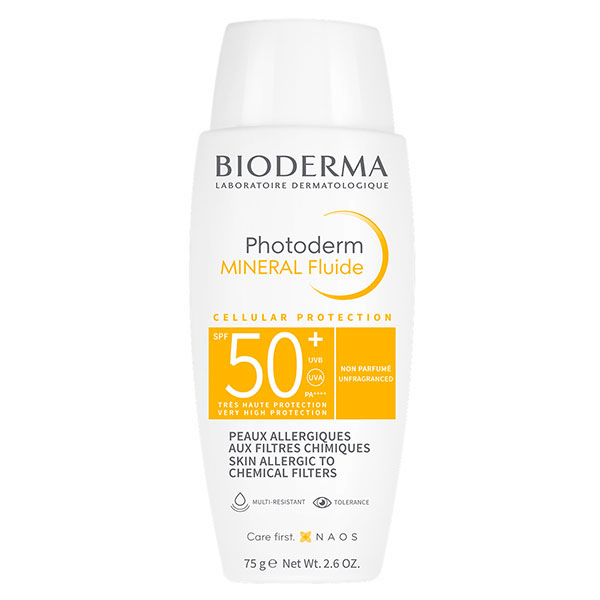 Photoderm solaire 100% Mineral Fluide SPF50+ 75g