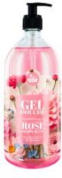 Gel Douche Rose de 1 Litre - Flacon-Pompe 1000 ml