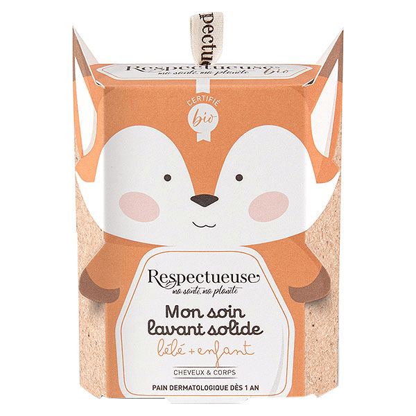 Mon Soin Lavant Solide Cheveux & Corps Bébé & Enfant Bio