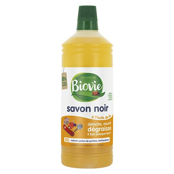 Entretien Multi-Usages Savon Noir Liquide à l'Huile de Lin 1L