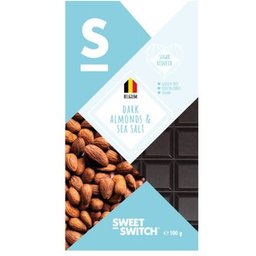 Dark Chocolate Almond & Sea Salt Bio 100g