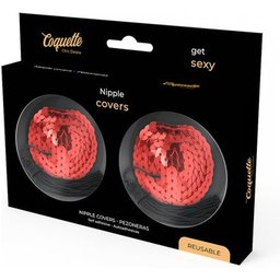 Cache-mamelons Chic Desire Rouge 1 Paire