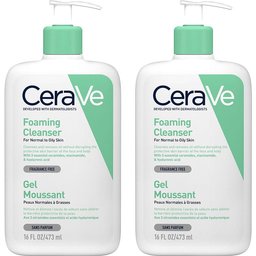 Gel Moussant visage pour les peaux normales à grasses 473 ml