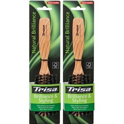 Natural Brillance Brosse à cheveux demi-ronde