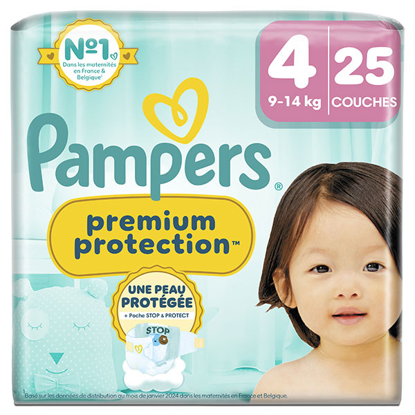 Couches Premium Protection T4 (9-14 Kg)