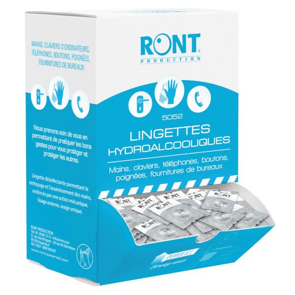 Présentoir 250 sachets lingettes hydroalcooliques