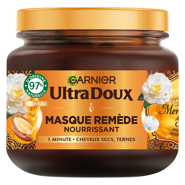 Ultra Doux Masque Remède Nourrissant Huile d'Argan Camélia 340ml