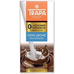 Chocolat au Lait 0% Sucre avec Stevia 80g