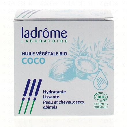 LADRÔME Huile végétale bio de Coco pot 150ml