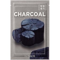 Masque naturel au charbon de bois Feuille de masque au charbon de bois 21ml