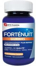 Forté Nuit Gummies Mélatonine 1,9 mg 30 Gummies - Pot 30 gommes