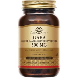 Gaba 500 mg - Sommeil - Relaxation - 50 gélules végétales