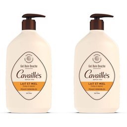 Gel Bain Douche Lait et Miel x2