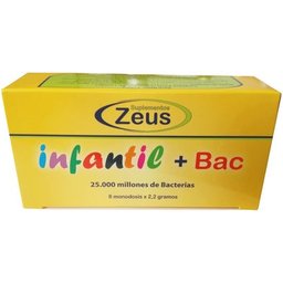 Zeus Infantile+bac 8 bouchons à dose unique