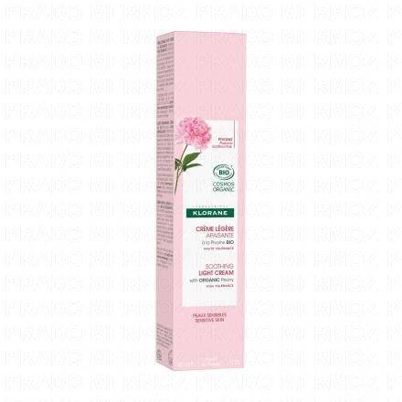 Crème légère apaisante à la pivoine Bio 40ml