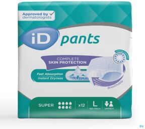 ID Pants Super Large - 6 paquets de 12 protections