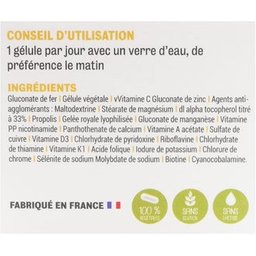 Multivitamines Tonus et Equilibre 60 gélules