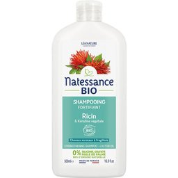 Natessance Shampooing Fortifiant à l’Huile de Ricin et Kératine Végétale