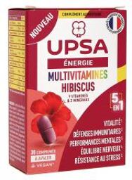 Énergie Multivitamines Hibiscus 5en1 30 Comprimés - Boîte 30 comprimés