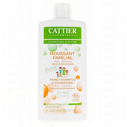 Moussant familial fleur d'oranger corps et cheveux bio flacon 500ml