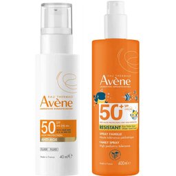 Pack Expert Antiedad SPF50 40ml + Spray Familia SPF50+ 400ml