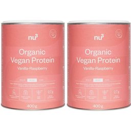 Organic Vegan Protein Shake, vanille-framboise