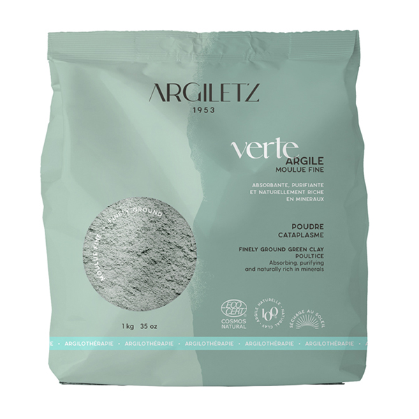 Argile Verte Moulue Fine 1kg