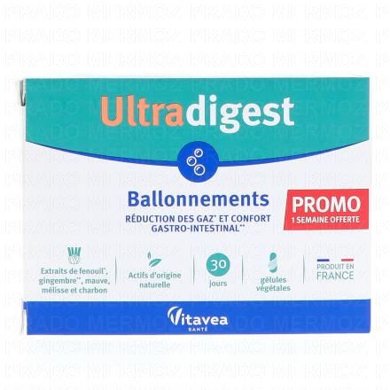 UltraDigest - Ballonnements x90 gélules