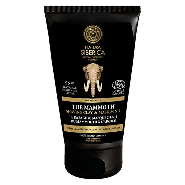 - Rasage & Masque 2 en 1 du Mammouth à l'Argile 150ml.