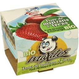 Purée de pommes et de fraises biologiques 200g