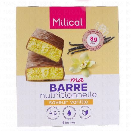 Barre hypocalorique vanille x6