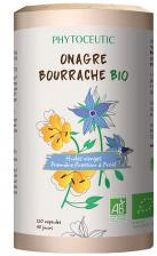 Onagre Bourrache Bio 120 Capsules - Boîte distributrice 120 Capsules