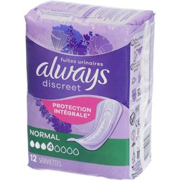 Discreet Fuites Urinaires Protection Intégrale Serviettes Normal