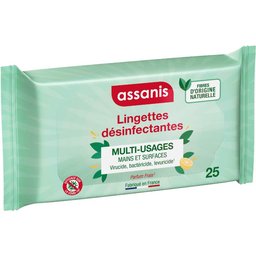 Lingettes Désinfectantes Multi Usages 25uts