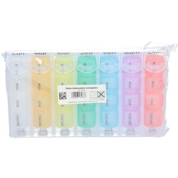 Pilulier hebdomadaire rectangulaire 1 semaine