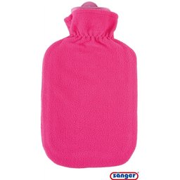 Sänger Bouillotte en caoutchouc naturel 2L Rose Bonbon