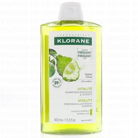 Cédrat - Shampooing énergisant & légèreté flacon 400ml