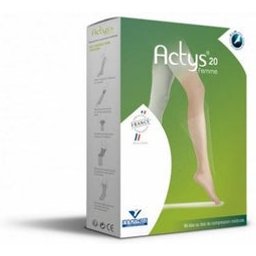20 Chaussette Femme 2 Naturel Taille C1 1 Paire