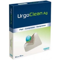 Urgoclean Ag/Silv 10X10Cm 5Pcs
