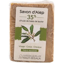 Laboratoire du Haut-Ségala Savon d'Alep 35% Baies de Laurier