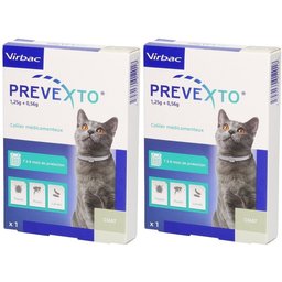 Prevexto® Collier médicamenteux pour chats
