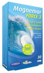 Magnémar Force 3 Énergie et Immunité Magnésium Marin 30 gélules - Boîte 30 Gélules