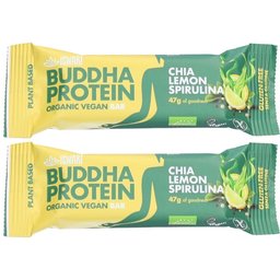 Buddha Protein - Barre protéinée Chia, Citron et Spiruline bio