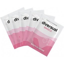Set Huile Massage Fraise Champagne 5x10ml