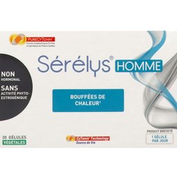 Sérélys Homme, Gélule, complément alimentaire pour l'andropause, bt 30